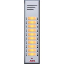 AUDIO 004849 Basic Serisi Çift Butonlu Zil Paneli 20LI