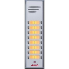 AUDIO 004849 Basic Serisi Çift Butonlu Zil Paneli 16LI
