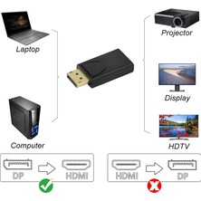 Boblov Displayport HDMI Çevirici Display To Hdmı Display Port In HDMI Out Adaptör