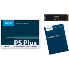 Crucial P5 Plus 1tb CT1000P5PSSD8 6600-5000 Mb/s Nvme Pcıe Gen 4 M.2 SSD