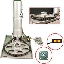 Mosel 600 Eco Zincir Aktarmalı Kepenk Motoru (412 Nm) Alüminyum S