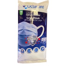 Octacare Elastik Kulaklı Cerrahi Maske 10'lu