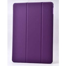 noktaks - Apple iPad 9.7 2017 (5.Nesil) - Tablet Kılıfı Smart Cover Standlı 1-1 Kılıf - Mor