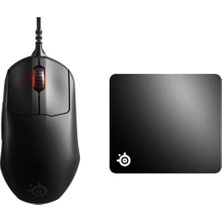 Steelseries Prime+ Plus Rgb Optik Fps Gaming Mouse & Qck Large Mouse Pad