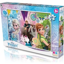 KS Games FRZ113 Ks, Frozen 200 Parça Puzzle