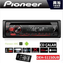 Pioneer DEH-S1150UB 2 Amfi Çıkışlı USB CD Aux Oto Teyp 4X50 Watt