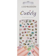 Glossy Blossom Tırnak Süsleme Sticker CUEVLY-96678