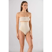 Miss Fit Kadın Silikonlu Ekstra Yüksek Bel Dikişsiz String Korse