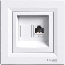 Schneider Electric Sch Asfora Beyaz 1XRJ45CAT6-UTP