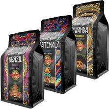 Livy Coffee Brazil-Guatemala- Rwanda Çekirdek Kahve 3X250  gr
