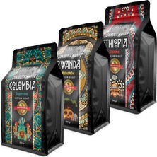 Livy Coffee Ethiopia-Colombia-Rwanda Çekirdek Kahve 3X250  gr