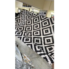 Meka Home Ikea Model Lastikli Kadife Halı Örtüsü