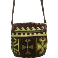 Erkan Otantik Kilim Desenli Postacı Çantası