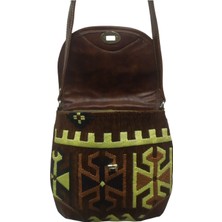 Erkan Otantik Kilim Desenli Postacı Çantası