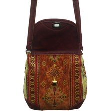 Erkan Otantik Kilim Desenli Postacı Çantası