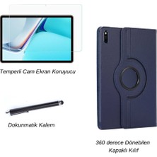 wowacs Huawei Matepad 11 2021 Tablet Kılıf Seti Standlı Pu Deri Kılıf + Temperli Ekran Koruyucu + Kalem