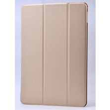 Kilifone - iPad 9.7 2017 (5.nesil) - Tablet Kılıfı Smart Cover Standlı 1-1 Kılıf - Gold