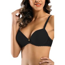 Le Jardin  7003 01 75 Dantel Push Up Sütyen Beyaz