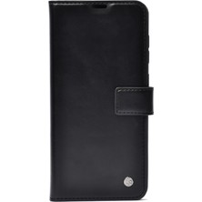 Case World Caseworld Samsung Galaxy S21 Fe Deri Deluxe Kapaklı Cüzdanlı Kılıf - Siyah