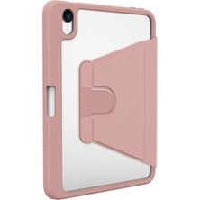 Microsonic Apple iPad Mini 6 2021 Kılıf (A2567-A2568-A2569) Regal Folio Pembe