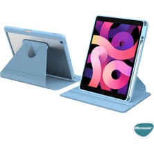 Microsonic Apple iPad 10.2'' 9. Nesil Kılıf (A2602-A2604-A2603-A2605) Regal Folio Mavi