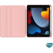 Microsonic Apple iPad 10.2'' 8. Nesil Kılıf (A2270-A2428-A2429-A2430) Regal Folio Pembe