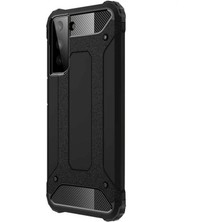 Microsonic Samsung Galaxy S22 Kılıf Rugged Armor Siyah