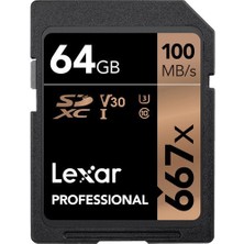 Lexar 64 GB Professional 667X Sdxc Uhs-I Sd Kart