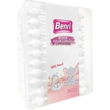 Benri Baby Emniyetli Kulak Çubuğu 60 Adet