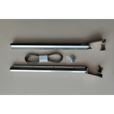 Kent 30*80  Kare Küpeşte Çamaşırlık Bronz