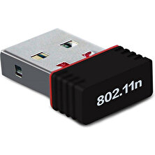 Qcell USB 2.0 Wireless Nano Adaptör 802.11N 300 Mbps Wifi