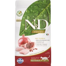 N&D Prime Tavuk ve Narlı Kısırlaştırılmış Kedi Maması 1.5 kg