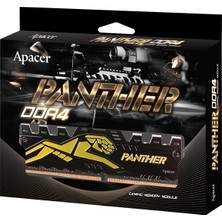 Apacer Panther Black-Gold 8gb (1X8GB) 3200MHZ CL16 Ddr4 Gaming Ram (AH4U08G32C28Y7GAA-1)