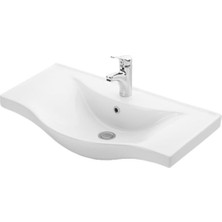 Özceden 80 cm Yıldız Banyo Dolabı Beyaz