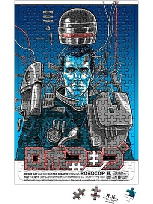 Baskı Dükkanı Robocop Transformation Puzzle 240 Parça Yapboz