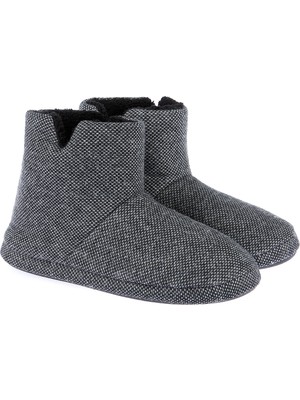 Redplay Erkek Kışlık Panduf Ev Botu Noktalı Triko