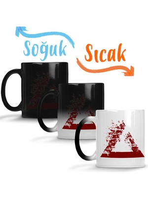 Baskı Dükkanı The Witcher Igni Sihirli Kupa Bardak Porselen