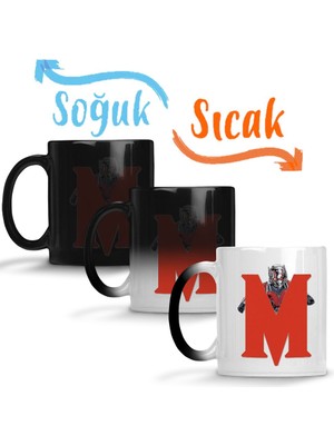 Baskı Dükkanı Homem Formiga Sihirli Kupa Bardak Porselen