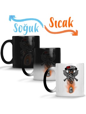 Baskı Dükkanı Best Play Sihirli Kupa Bardak Porselen