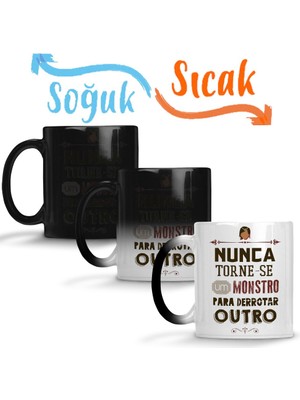 Baskı Dükkanı Frase Karma Sihirli Kupa Bardak Porselen