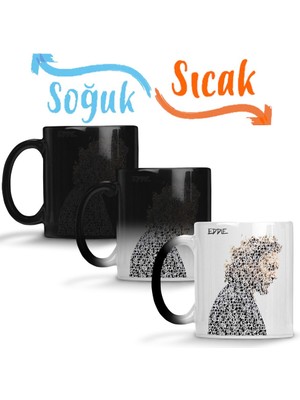 Baskı Dükkanı Jemery Sihirli Kupa Bardak Porselen