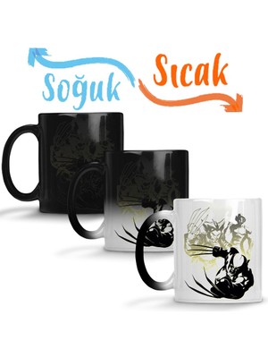 Baskı Dükkanı For The Horde Sihirli Kupa Bardak Porselen