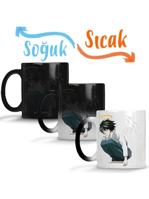 Baskı Dükkanı Angel Sihirli Kupa Bardak Porselen