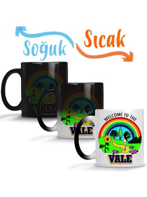 Baskı Dükkanı Bem Vindo Ao Vale Sihirli Kupa Bardak Porselen