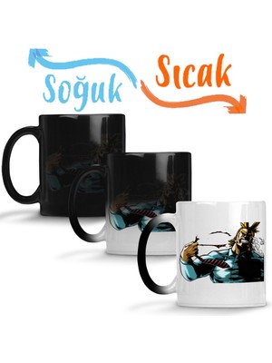 Baskı Dükkanı All Might Sihirli Kupa Bardak Porselen