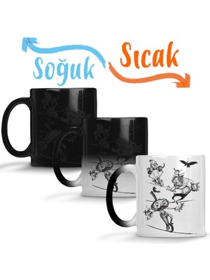 Baskı Dükkanı Freak Show Sihirli Kupa Bardak Porselen