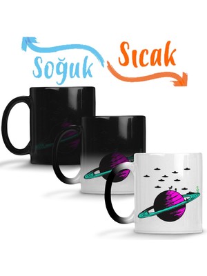 Baskı Dükkanı Colapso Sihirli Kupa Bardak Porselen