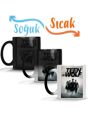 Baskı Dükkanı Teen Wolf 2 Sihirli Kupa Bardak Porselen