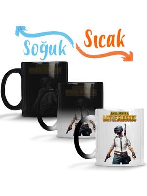 Baskı Dükkanı Playerunknown's Battlegrounds Pubg 05 Sihirli Kupa Bardak Porselen