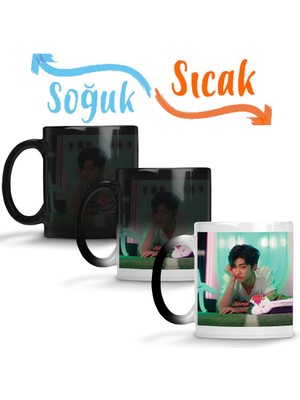 Baskı Dükkanı Nct Dream Jaemin Dnyl Sihirli Kupa Bardak Porselen